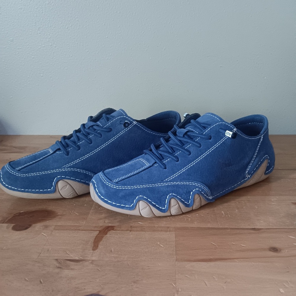 LDeck AUS Driving Shoes Womens EU 36 Blue Suede Bungee Lace Loafers - Picture 5 of 8